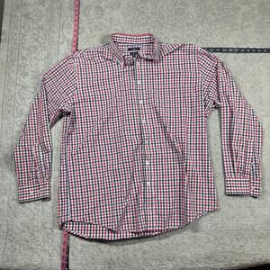 Croft & Barrow Shirt Men's Extra Large Button Down Long Sleeve Checkered
